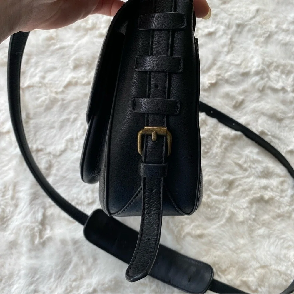 Lucky Brand‎ Women's Harley Crossbody Purse Bag Black Boho Casual Classic